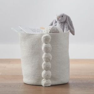 Pottery barn kids Pom Pom storage set